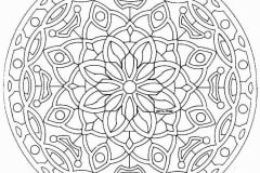 Mandala a colorier gratuit a imprimer 22